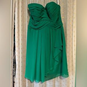 David’s Bridal Strapless Bridesmaid Dress